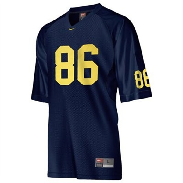 Michigan Wolverines Youth NCAA Mario Manningham #86 Blue College Football Jersey NGL2149QT